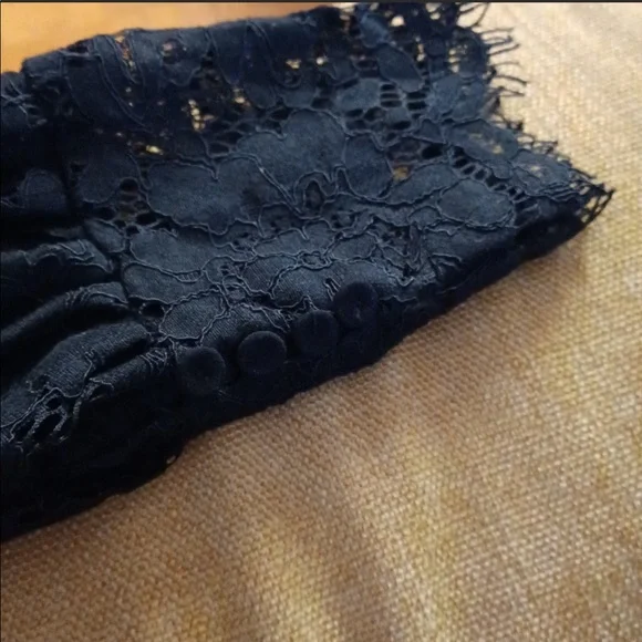 DO+BE Black Lace Blouse - Picture 3 of 5